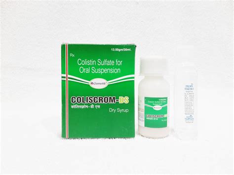 (COLISCROM - DS DRY SYRUP) Colistin Sulphate Dry Syrup | Orion Life Science