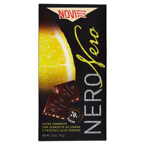 Extra Fondente Cacao Con Limone E Zenzero