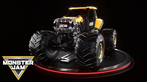 JCB DIGatron New Monster Jam Truck Turn Table Monster Jam YouTube