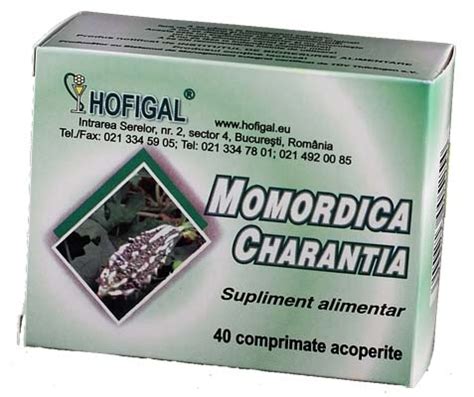 Momordica 500mg 40cps Hofigal Pret 13 9 Lei Planteea