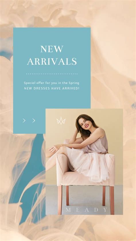 Clothes Ad Young Woman In Light Outfit — Create A Design Instagram