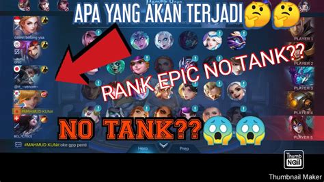 APA YANG TERJADI JIKA KALIAN MAIN DI RANKED EPIC KEATAS GAK ADA YG MAU