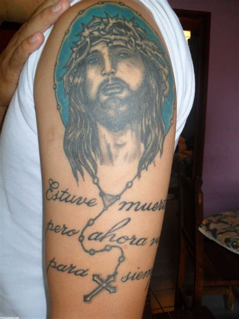 Rostro De Cristo Tatuado En Su Brazo Tatuajes 123