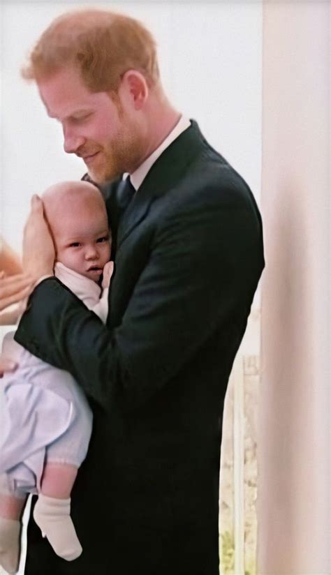 Prince Harry Duke Of Sussex With His Son Archie Harrison Mountbatten