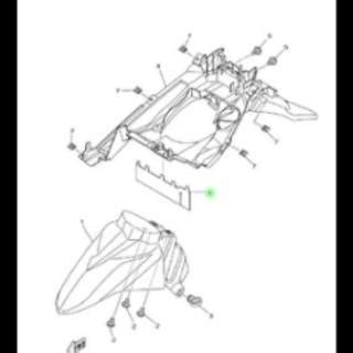 Jual Karet Penahan Lumpur Mud Flap Mio M Soul Gt Fino X Ride
