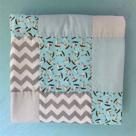 Sailboat Baby Quilts Etsy