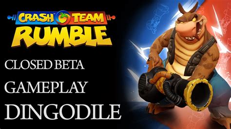 Crash Team Rumble Dingodile Gameplay Closed Beta Youtube