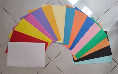 Kertas BC (Brief Card) / Kertas Bufallo aneka warna - Biru