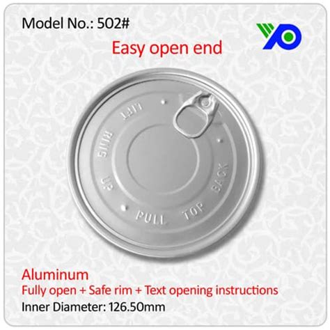 Aluminum Easy Open End 502 Tradekorea