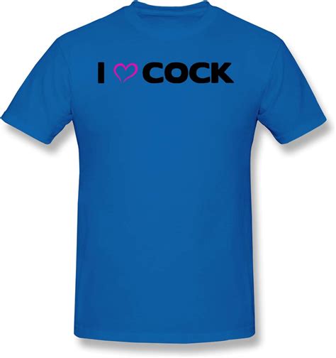 I Love Cock Men S Basic Short Sleeve T Shirt Adult Unisex Short Sleeve O Neck T Shirt For Men