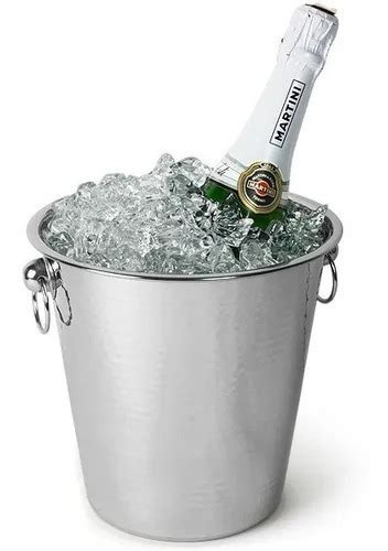 Balde De Gelo Champagne Champanheira Inox 4l MercadoLivre