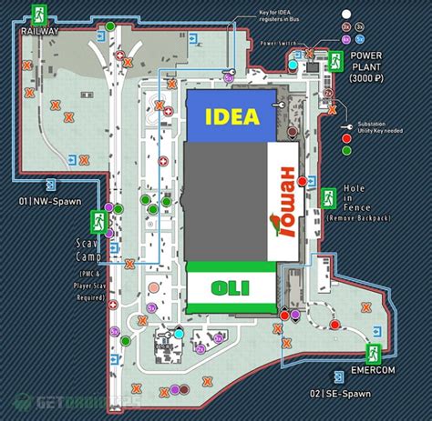 Escape from Tarkov Interchange Map Guide