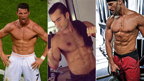 Hombres Famosos Sin Camiseta Joe Manganiello Cristiano Ronaldo Y