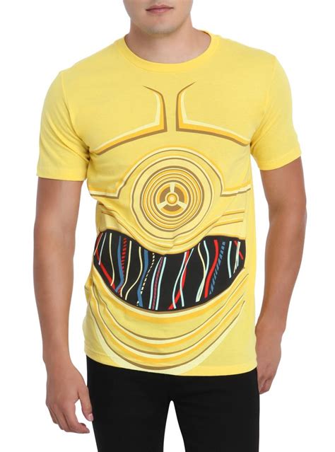 Star Wars C 3po Costume T Shirt T Shirt Costumes Shirts Yellow T Shirt