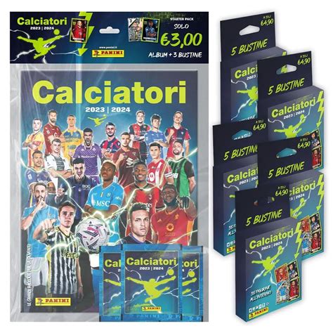 Calciatori Panini 2023 2024 Special Pack Album 28 Bustine Card