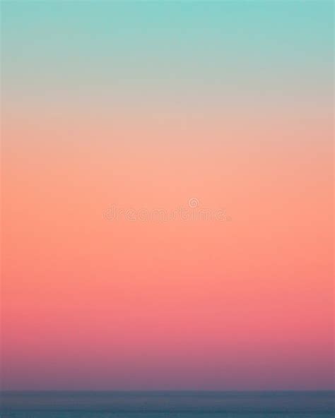 Sunset Gradient Over The Ocean Stock Photo Image Of Sunset Skies