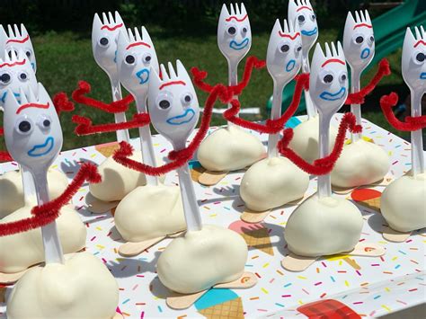 Forky Cake Pops Toy Story Cakes Toy Story Birthday Party Toy Story