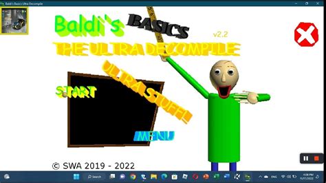 Baldi Basics Ultra Decompile Youtube