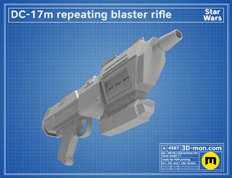 Dc 17m Repeating Blaster Rifle 3demon 3d Print Models Download