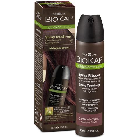 Biokap Spray Nutricolor Delicato Touch Up Mahogany Brown Ml Pharmacy