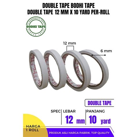 Jual Double Tape Bodhi Tape Mm X Yard Roll Kualitas Daimaru