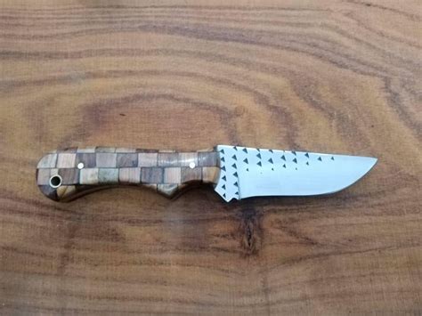 Custom Hand Made Full Tang Farrier Rasp Steel Cowboy Knife Etsy De