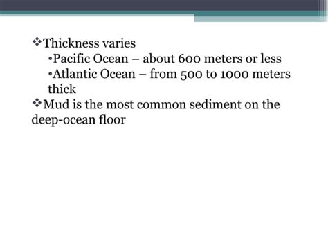 Ocean Floor Topography Ppt