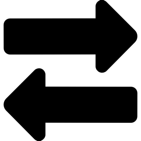 Two Way Arrow Icon At Collection Of Two Way Arrow