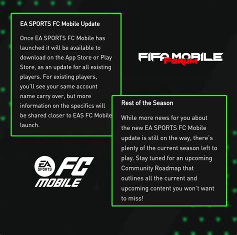 Fifa Mobile Forum On Twitter 🚨more News On Ea Sports Fc Mobile ⏬