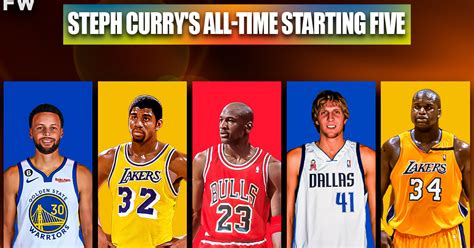 Stephen Curry Reveals His Nba All Time Starting 5 Fadeaway World