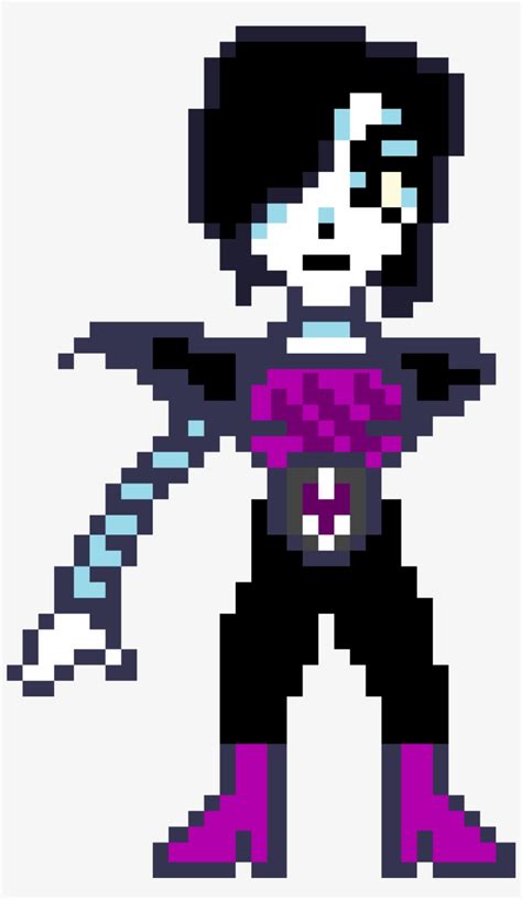 Undertale Mettaton Pixel Art Grid