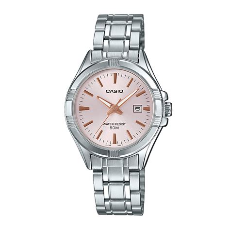 Reloj Casio Ltp D Avdf Acero Mujer Plateado Btime