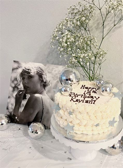 Folklore Mirrorball 18th Birthday Swiftie Cake Cute Birthday