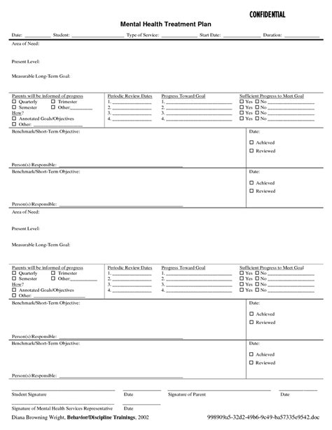 21 Free 38 Free Treatment Plan Templates Word Excel Formats