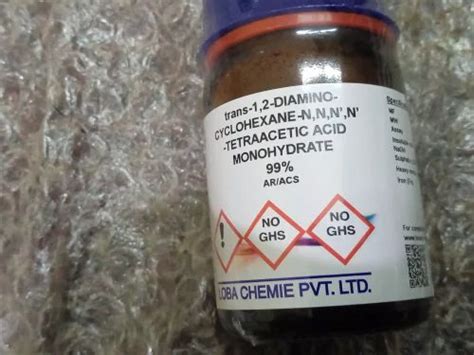 Pharmaceutical Injection Trans 1 2 Diaminocyclohexane N N N N Tetraacetic Acid Monohydrate 99