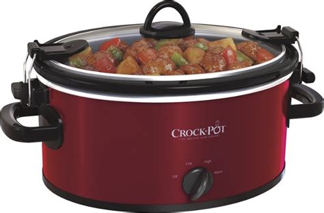 Crock-Pot – 4-Quart Oval Slow Cooker in Red – Just $19.99! - Common ...