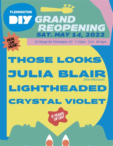 Grand Reopening May 14 Flemington Diy