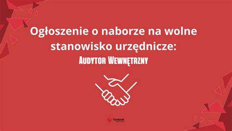 Nabór na wolne stanowisko urzędnicze Grodzisk Mazowiecki