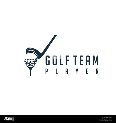 modern stick golf with ball for golf team logo design Stock Vector Image & Art - Alamy