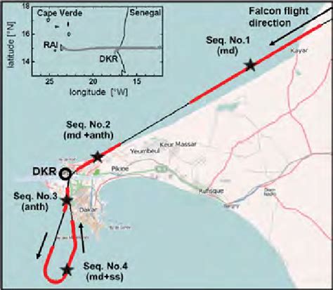 8: Map of the region of Dakar (www.openstreetmap.org) including the ...