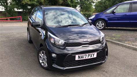 Used Kia Picanto 1 0 2 5dr Black 2017 YouTube