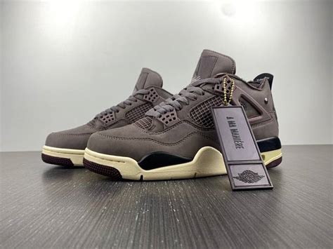 Jordan 4th Generation A Ma Maniere x Air Jordan 4 Brown Black 001 ...