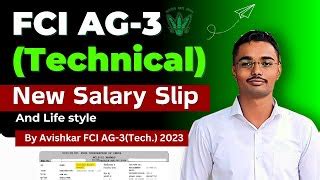 Fci Ag 3 Technical Latest Salary Slip 2024 Fci Recruitment 2024 Fci