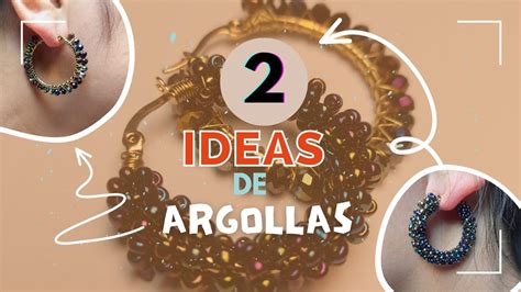 2 IDEAS DE COMO HACER ARGOLLAS EN SOLO MINUTOS Bisuteria Creaideas