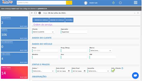 Ordem De Servi O Oficina Mec Nica