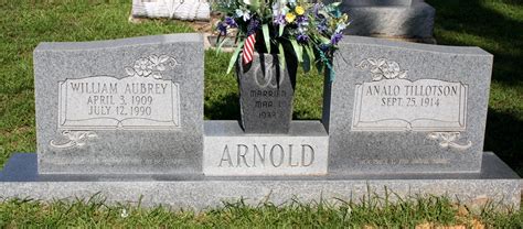 Analo Tillotson Arnold 1914 2011 Memorial Find A Grave