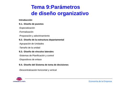 Pdf T Parametros De Dise O Organizativo Dokumen Tips