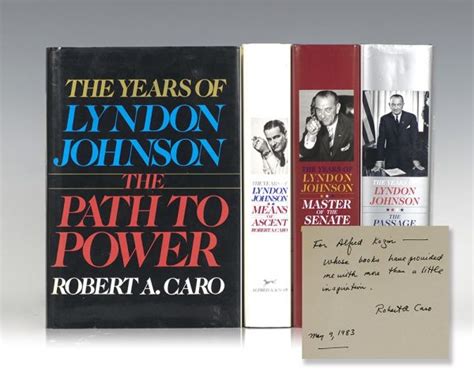 Lyndon Johnson Robert Caro First Edition Signed Rare