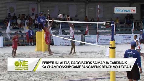 One Western Visayas Ncaa Season Beach Volleyball Tournament Youtube