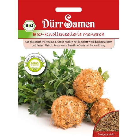 D Rr Samen Bio Knollensellerie Monarch Packung Bloomling Deutschland